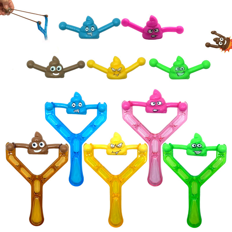 Kids Outdoor Climbing Frame - 3 pièces Lance-merde créatif et amusant,