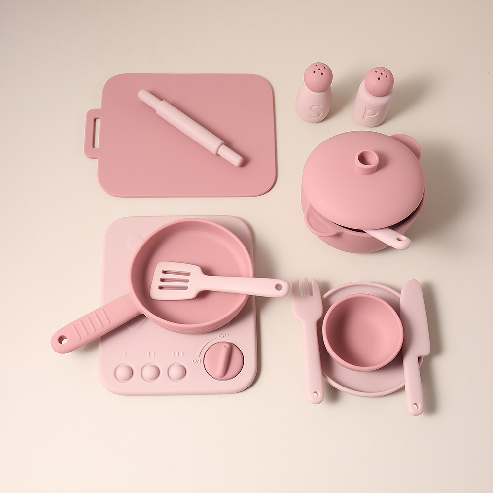 Ensemble de 13 pièces en silic - Kids Outdoor Kitchen Accessories avis et prix